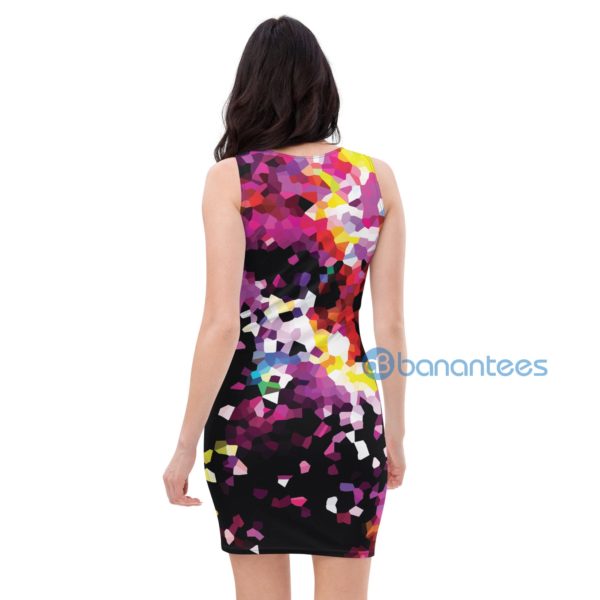 Colorful Nectar Abstract Racerback Dress For Women Product Photo