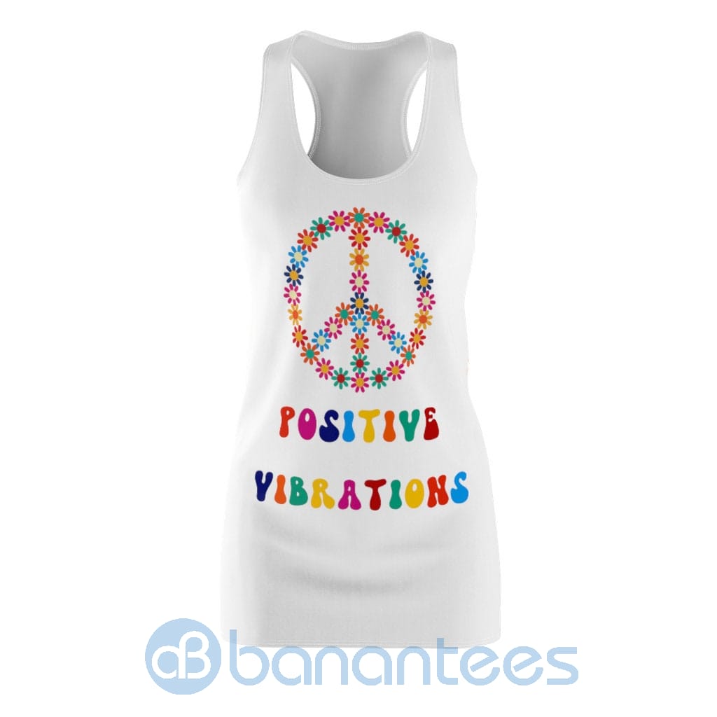 colorful-positive-vibrations-white-racerback-dress-for-women-1-nAjnl.jpg Colorful Positive Vibrations White Racerback Dress For Women Product Photo