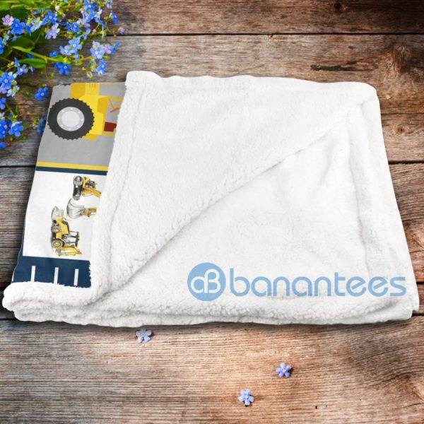 Construction Worker Under Construction Sherpa Blanket Product Photo