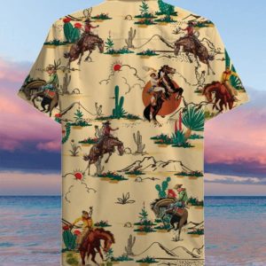 Cowboy Hawaiian Shirt Product Photo