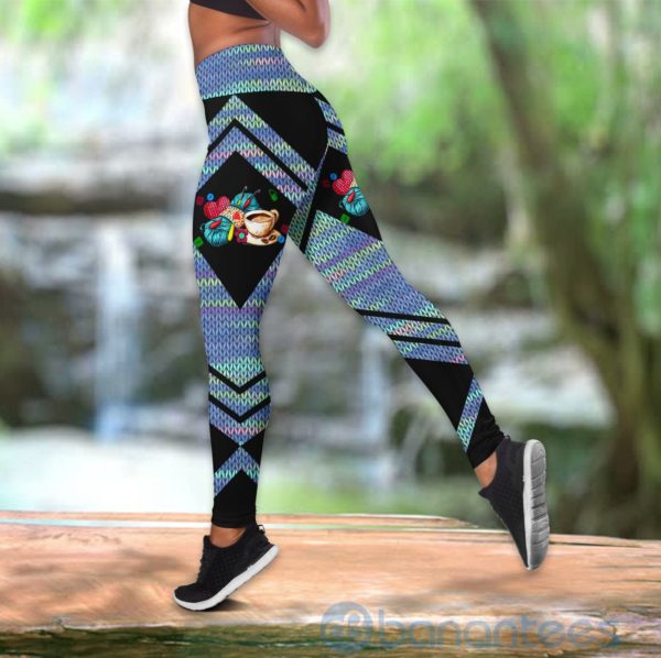 Crocheting Tank Top Legging Set Outfit Product Photo