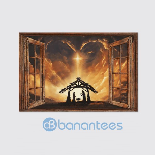 Cross Light On The Sky Jesus Wall Art Canvas Product Photo