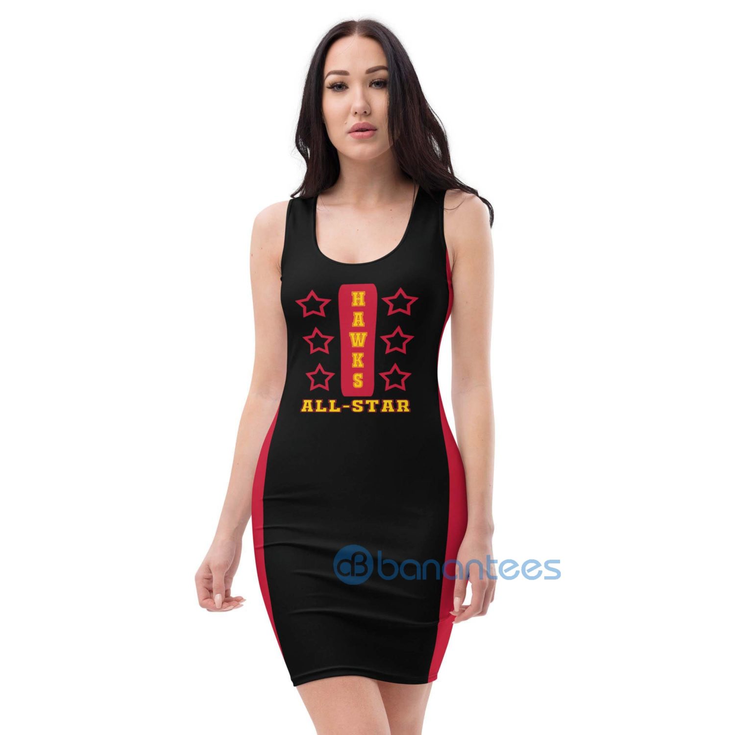 custom-name-all-star-fans-hawks-jersey-theme-racerback-dress-2-rZMwp.jpg Custom Name All Star Fans Hawks Jersey Theme Racerback Dress Product Photo