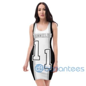 Custom Name Fashion Brooklyn 11 Basketball Themed Team Racerback Dress Product Photo