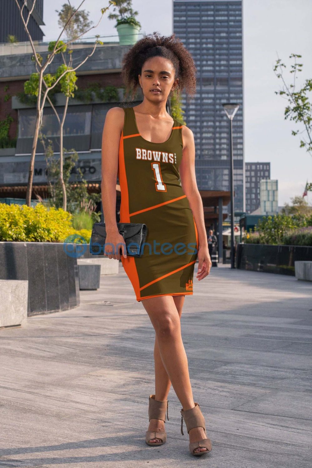 custom-name-fashion-browns-swag-themed-racerback-dress-1-xuDPZ.jpg Custom Name Fashion Browns Swag Themed Racerback Dress Product Photo