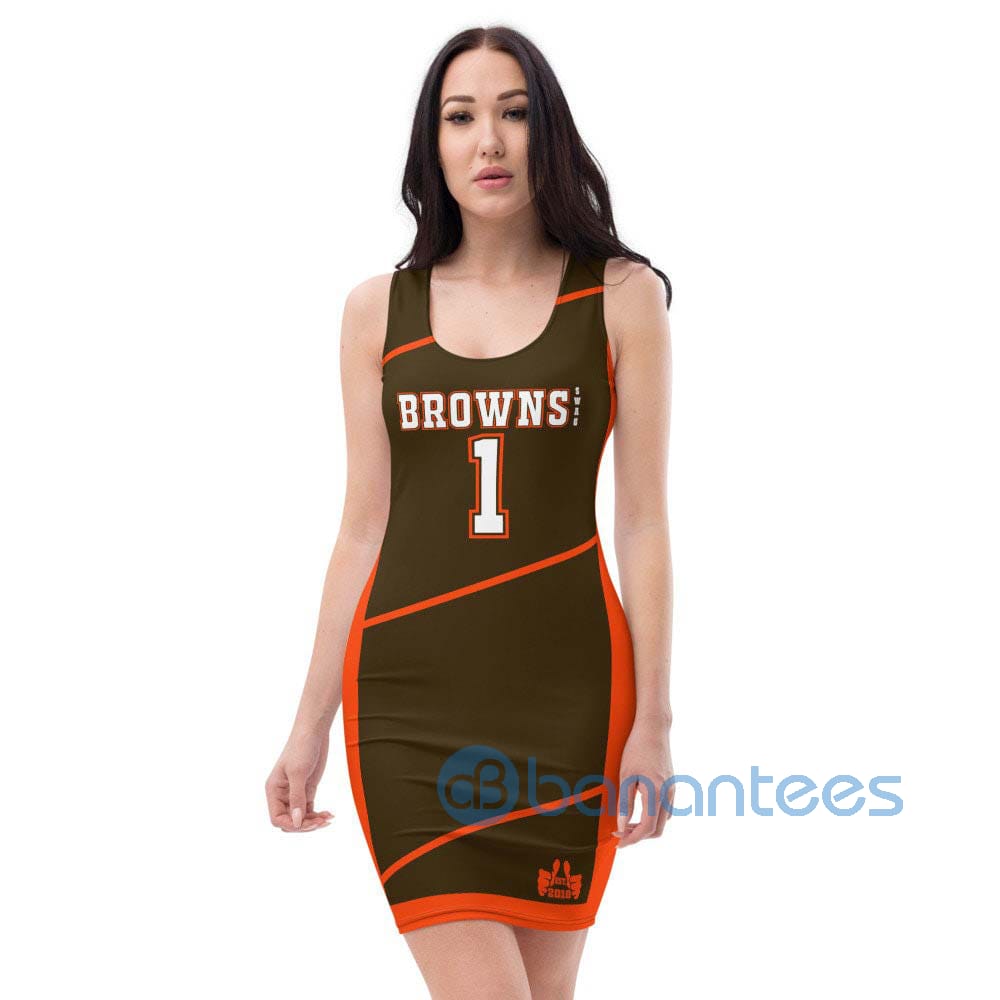 custom-name-fashion-browns-swag-themed-racerback-dress-2-Jq34r.jpg Custom Name Fashion Browns Swag Themed Racerback Dress Product Photo