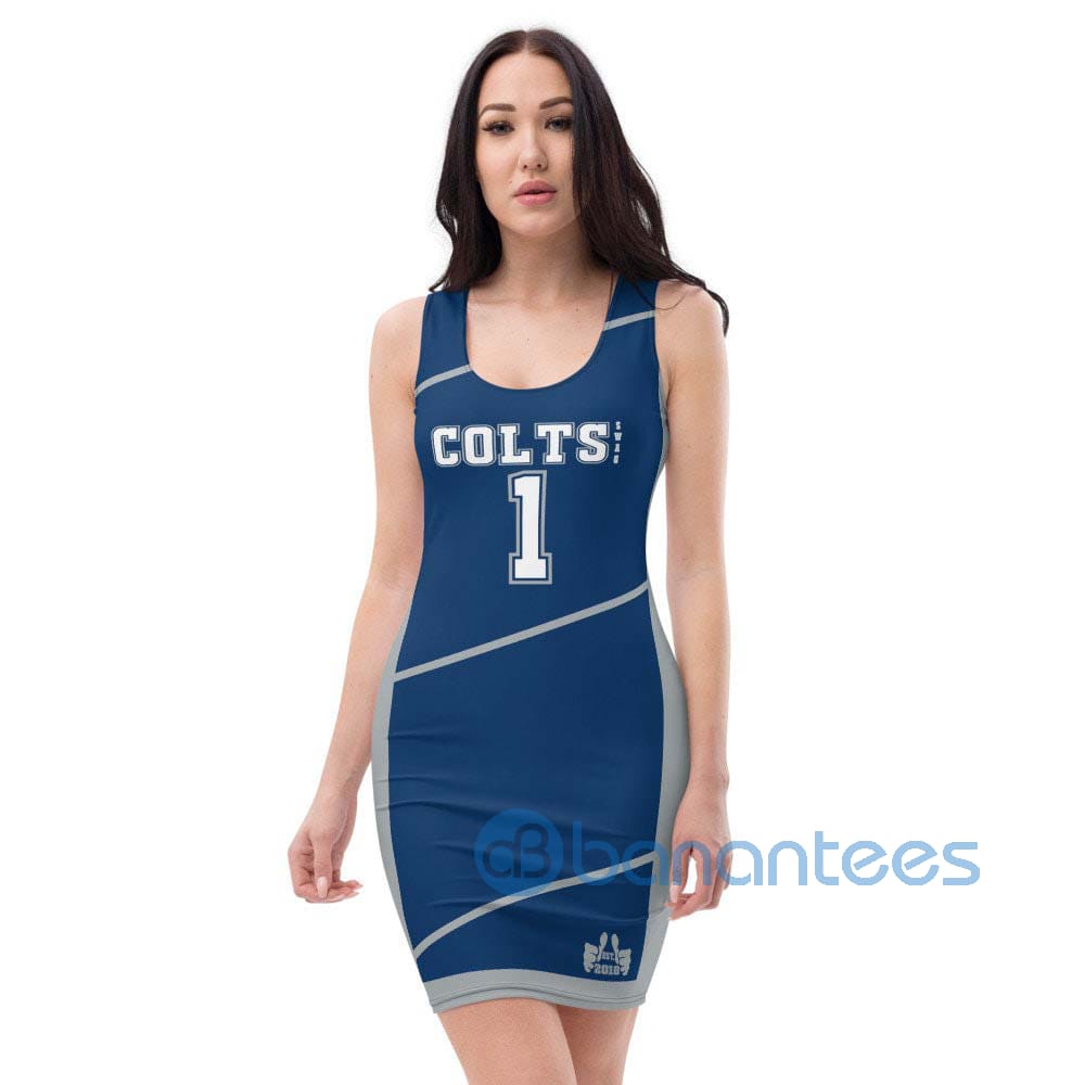 custom-name-fashion-colts-swag-themed-racerback-dress-2-bx450.jpg Custom Name Fashion Colts Swag Themed Racerback Dress Product Photo
