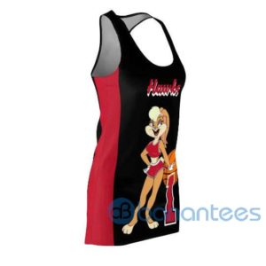 Custom Name Fashion Hawks Basketball Bunny Themed Racerback Dress Product Photo