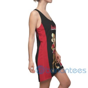 Custom Name Fashion Hawks Basketball Bunny Themed Racerback Dress Product Photo