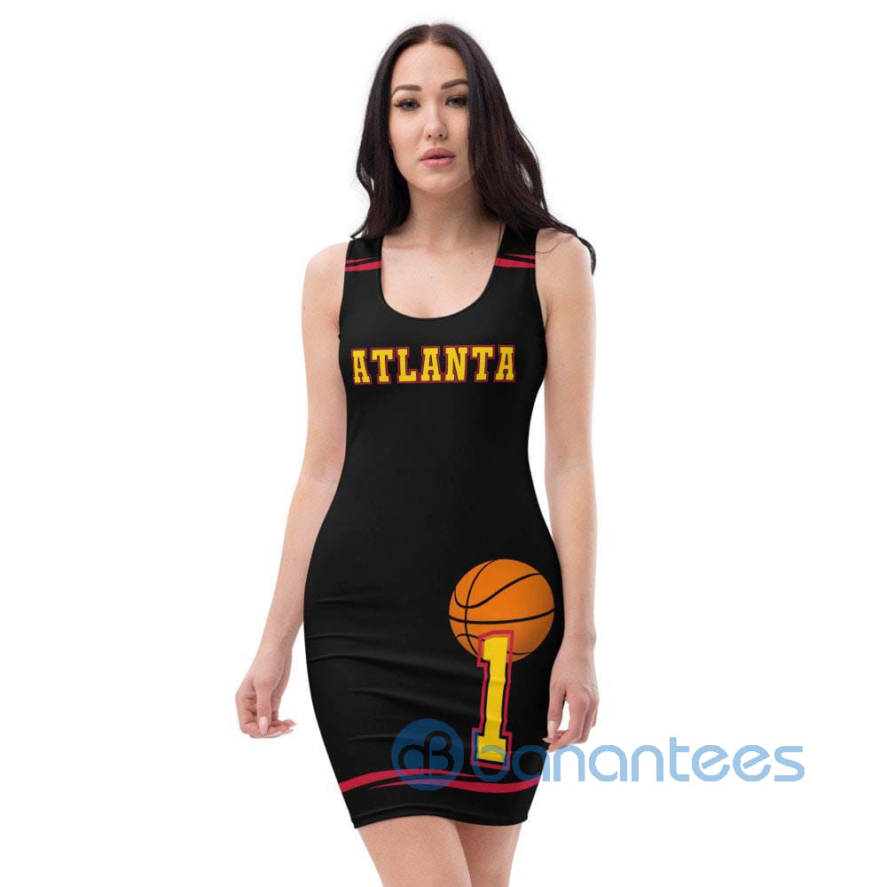 custom-name-fashion-home-team-atlanta-black-yellow-racerback-dress-2-JtX1i.jpg Custom Name Fashion Home Team Atlanta Black Yellow Racerback Dress Product Photo