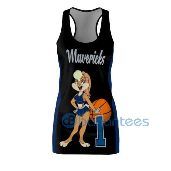 Custom Name Fashion Mavericks Basketball Bunny Themed Racerback Dress Product Photo