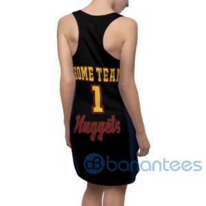 Custom Name Fashion Nuggets Basketball Bunny Themed Racerback Dress Product Photo