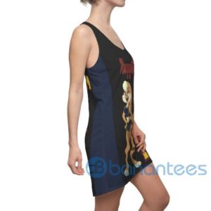 Custom Name Fashion Nuggets Basketball Bunny Themed Racerback Dress Product Photo
