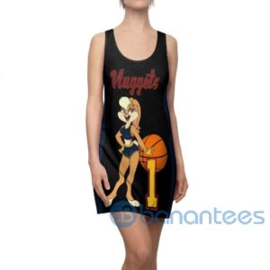 Custom Name Fashion Nuggets Basketball Bunny Themed Racerback Dress Product Photo