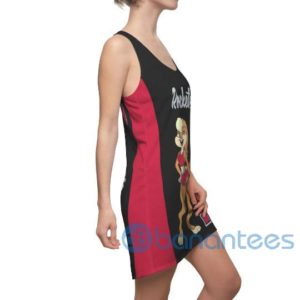 Custom Name Fashion Rockets Basketball Bunny Themed Racerback Dress Product Photo