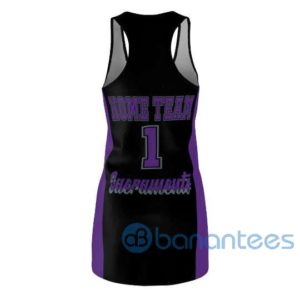 Custom Name Fashion Sacramento Basketball Bunny Themed Racerback Dress Product Photo