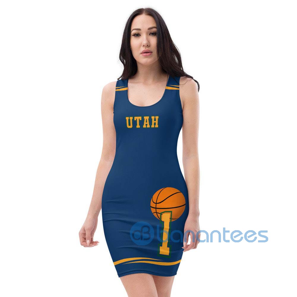 custom-name-fashion-utah-home-team-black-green-gold-racerback-dress-2-t1a1p.jpg Custom Name Fashion Utah Home Team Black Green Gold Racerback Dress Product Photo