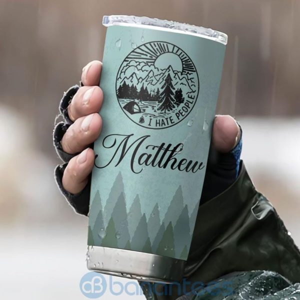 Custom Name Gift For Dad Bear Camping Pro Tumbler Product Photo