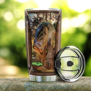 Custom Name Gift For Dad Fishing Lodge Tumbler Product Photo