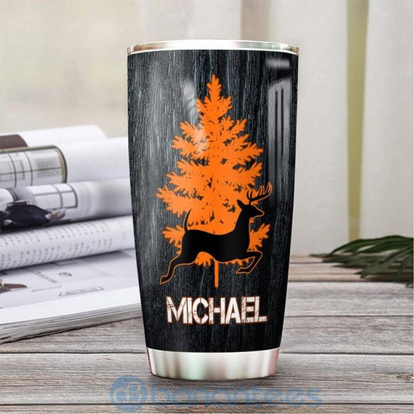 Custom Name Gift For Dad Hunting A Sling Tumbler Product Photo