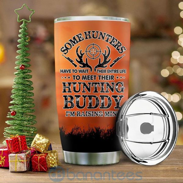 Custom Name Gift For Dad Hunting Dad Hunting Buddy Tumbler Product Photo