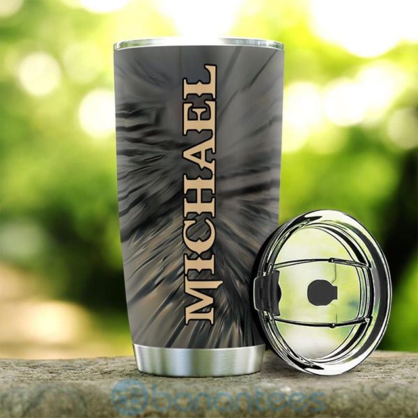 Custom Name Gift For Dad Skull Break Tumbler Product Photo