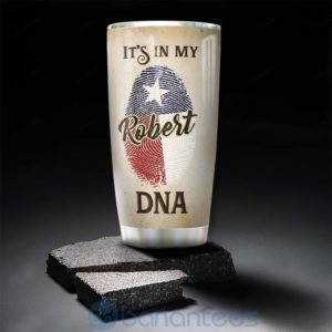 Custom Name Gift For Dad Texas Cowboy DNA Tumbler Product Photo