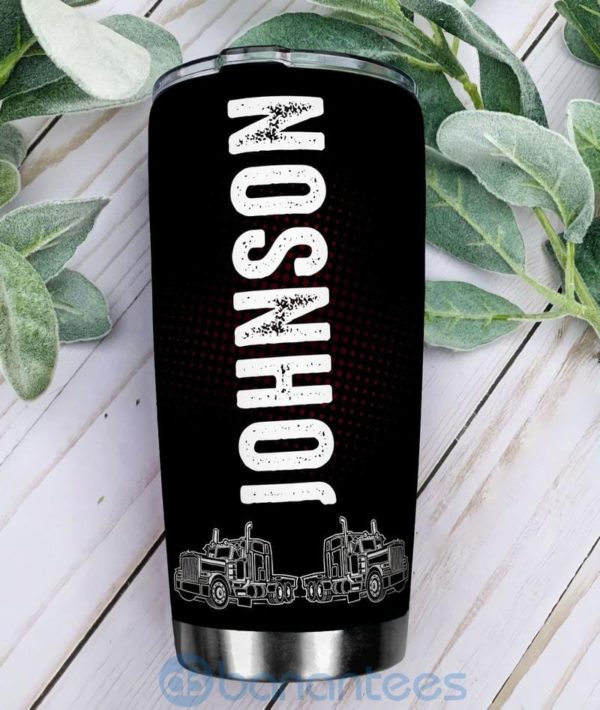 Custom Name Gift For Dad Trucker To My Dad Tumbler Product Photo