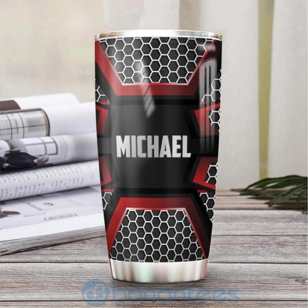 Custom Name Gift For Dad US Marine Corps Tumbler Product Photo