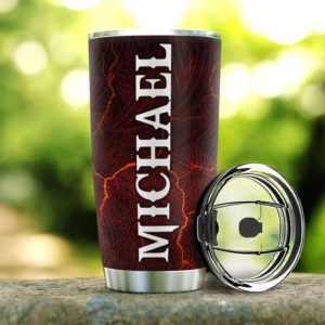 Custom Name Gift For Dad Viking Dragon Tumbler Product Photo