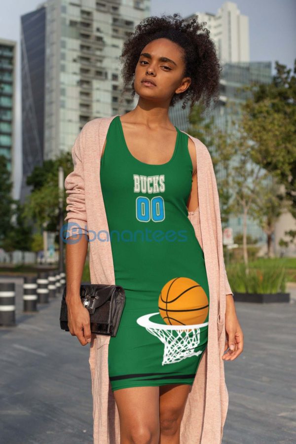 Custom Name Home Team Fan Appreciation Milwaukee Themed Racerback Dress Product Photo