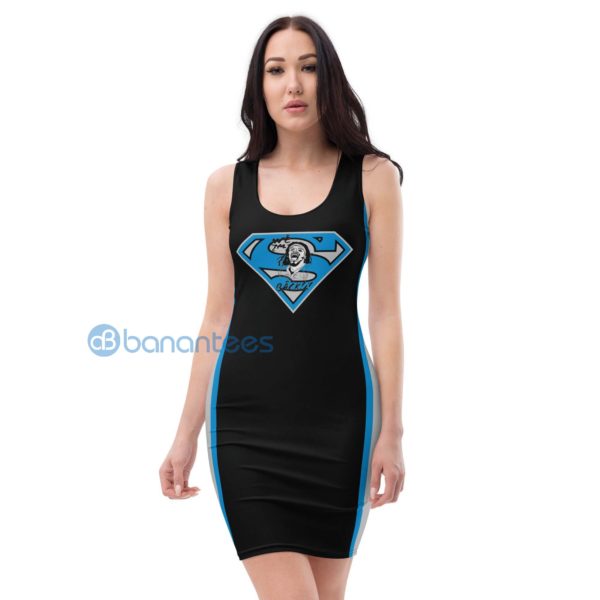 Custom Name I'm Back Teal Black Silver Carolina Racerback Dress Product Photo