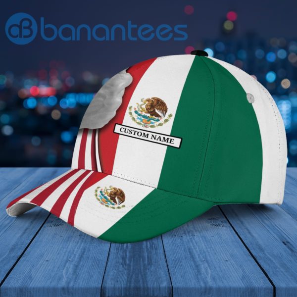 Custom Name Mexico Mexican Hand Nation Flag Cap Hat Product Photo