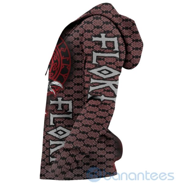 Custom Viking Floki Valknut Viking Pattern All Over Printed 3D Hoodie Product Photo