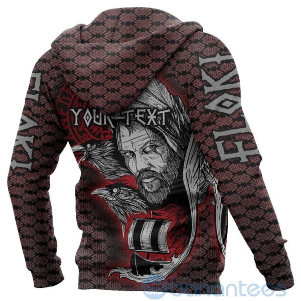 Custom Viking Floki Valknut Viking Pattern All Over Printed 3D Hoodie Product Photo