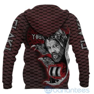 Custom Viking Floki Valknut Viking Pattern All Over Printed 3D Hoodie Product Photo