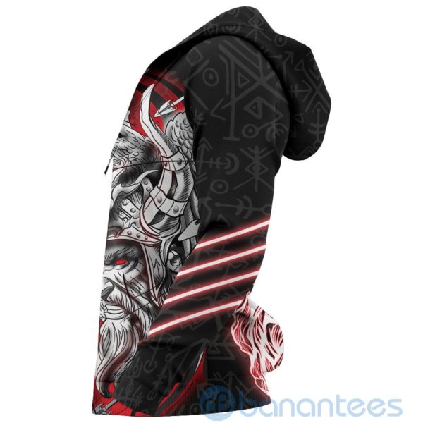 Custom Viking Odin And Raven All Over Printed 3D Hoodie Product Photo