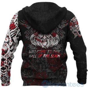 Custom Viking Odin Blood All Over Printed 3D Hoodie Product Photo