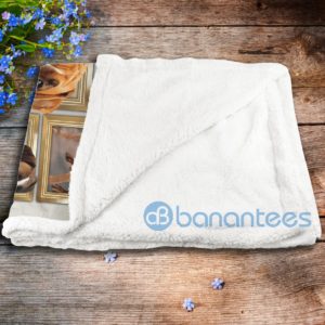 Cute Boxer Dog Sherpa Blanket Product Photo