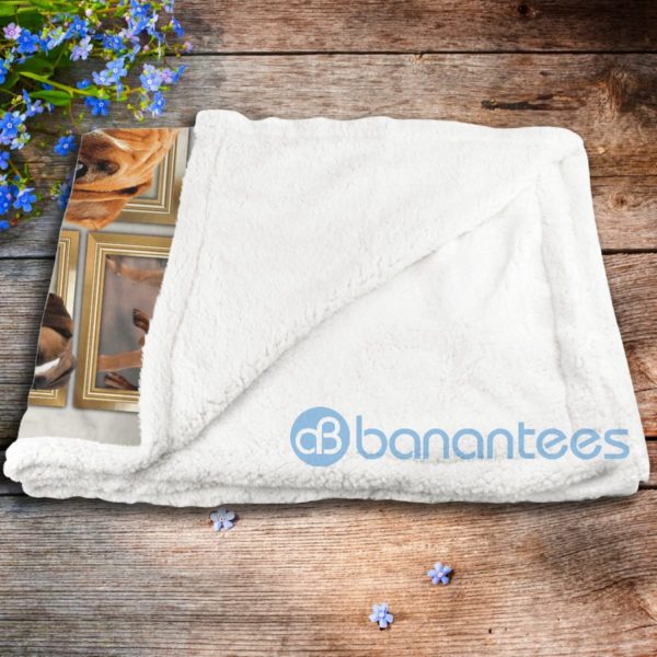 Cute Boxer Dog Sherpa Blanket Product Photo