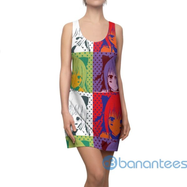 Cute Girl Character Japanese Anime Racerback Dress Product Photo