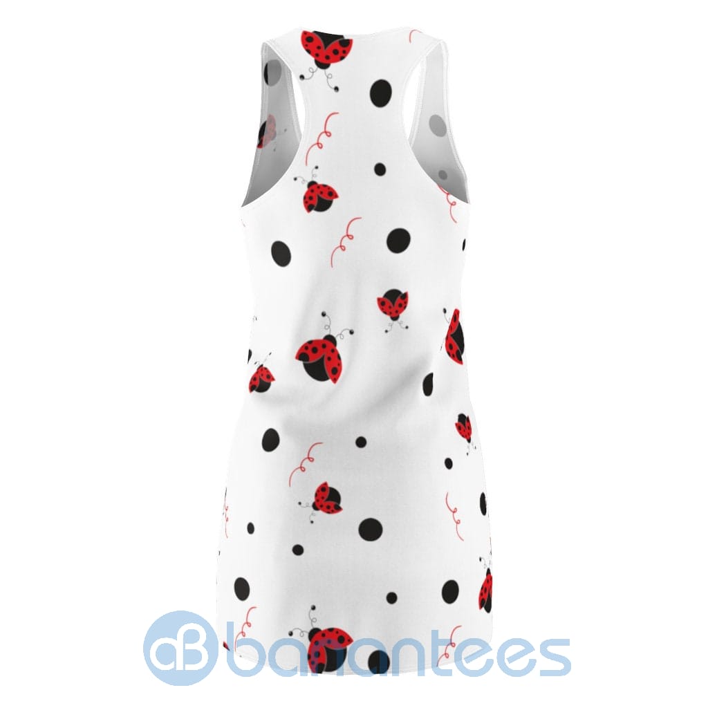 cute-ladybug-cartoon-printed-white-racerback-dress-for-women-2-czokz.jpg Cute Ladybug Cartoon Printed White Racerback Dress For Women Product Photo