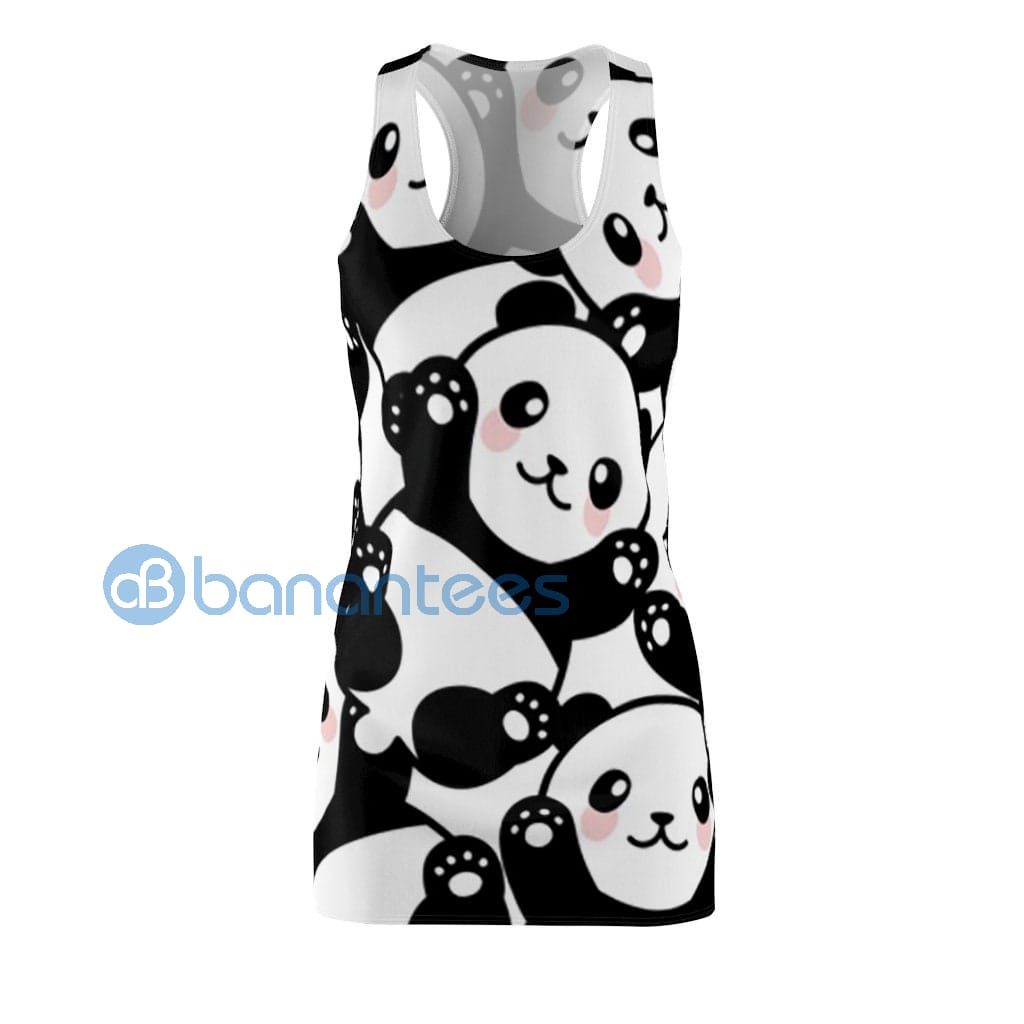cute-panda-bear-pattern-black-and-white-racerback-dress-2-3P877.jpg Cute Panda Bear Pattern Black And White Racerback Dress Product Photo