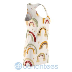 cute rainbow boho rainbow cartoon white racerback dress for women 4 SmkBL 300x300 image Cute Rainbow Boho Rainbow Cartoon White Racerback Dress For Women Product Photo