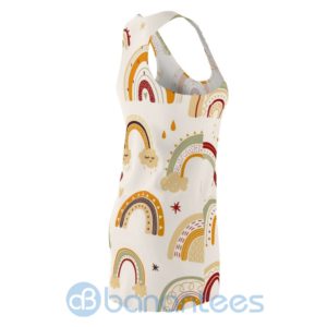 cute rainbow boho rainbow cartoon white racerback dress for women 5 xgC4w 300x300 image Cute Rainbow Boho Rainbow Cartoon White Racerback Dress For Women Product Photo