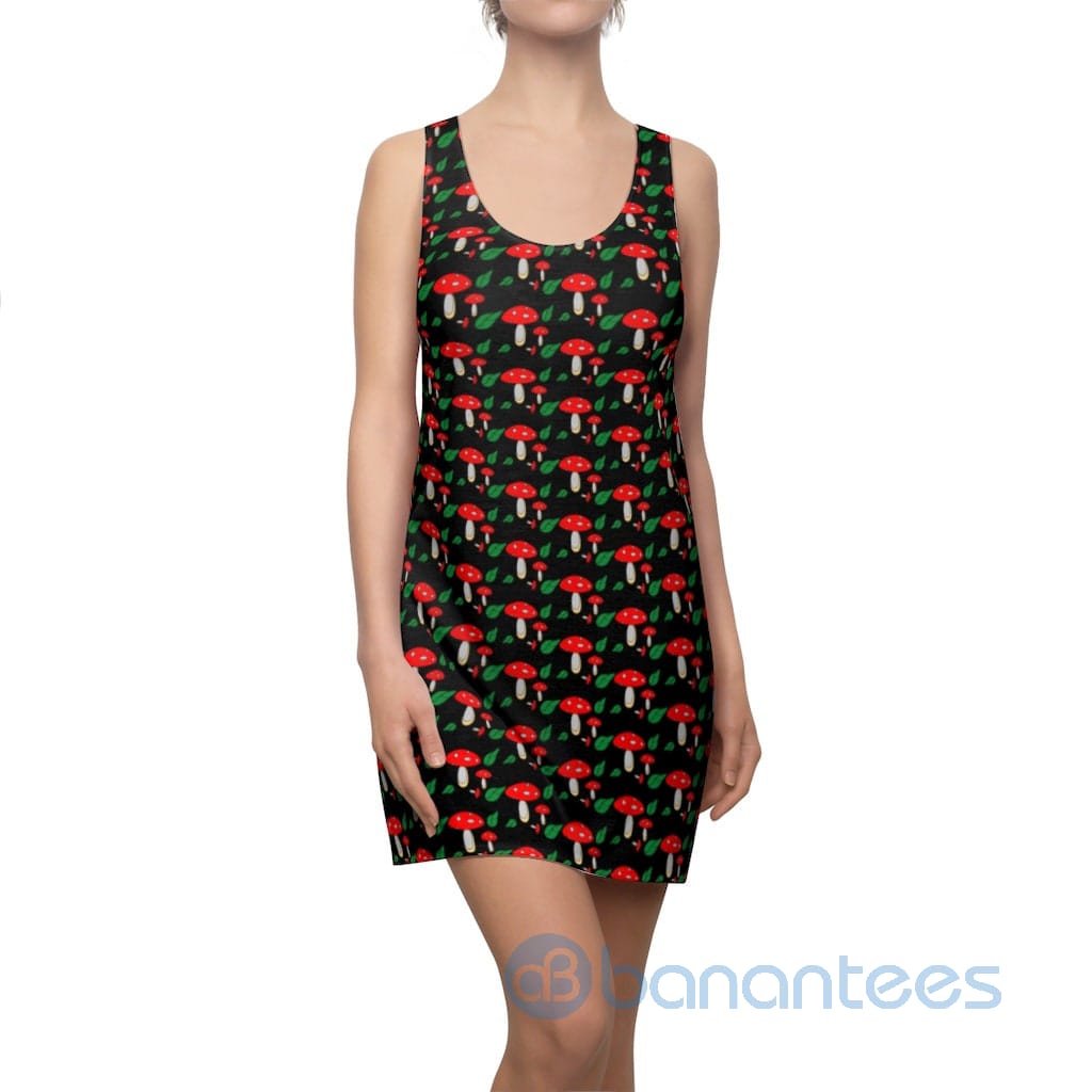 cute-red-mushroom-seamless-pattern-racerback-dress-for-women-1-5ot8C.jpg Cute Red Mushroom Seamless Pattern Racerback Dress For Women Product Photo