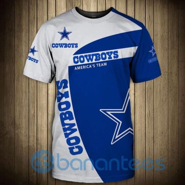 Dallas Cowboys America's Team Full Printed 3D T Shirt Product Photo