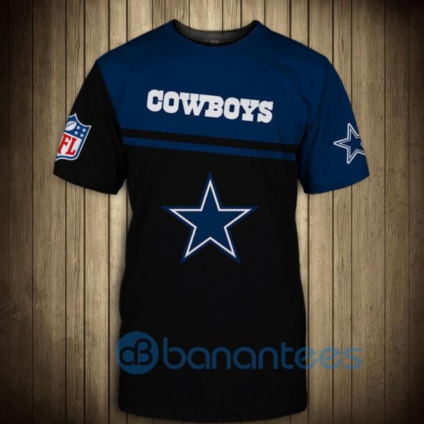 Dallas Cowboys Skull Short Sleeve 3D T Shirt Product Photo