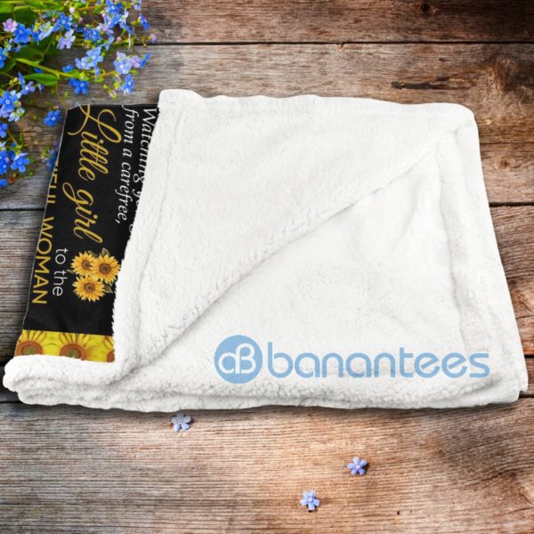 Dear Daughter Sunflowers Sherpa Blanket Product Photo