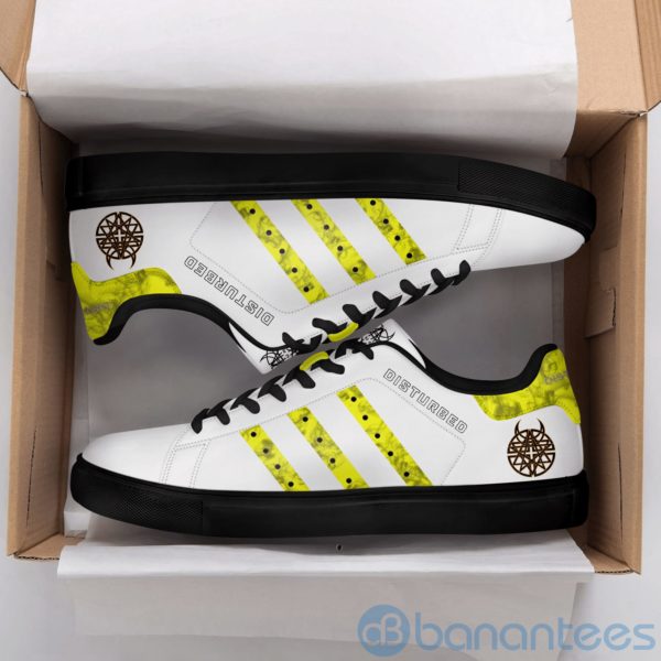 Disturbed Special White Low Top Skate Shoes Product Photo